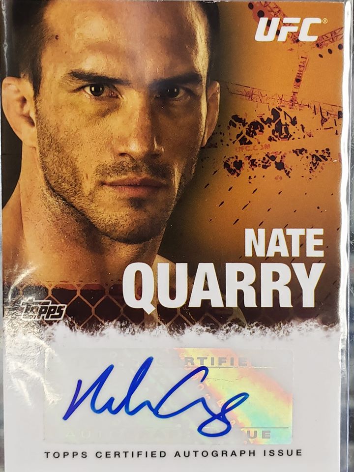 2010 Topps UFC Nate Quarry Autograph FA-NQ